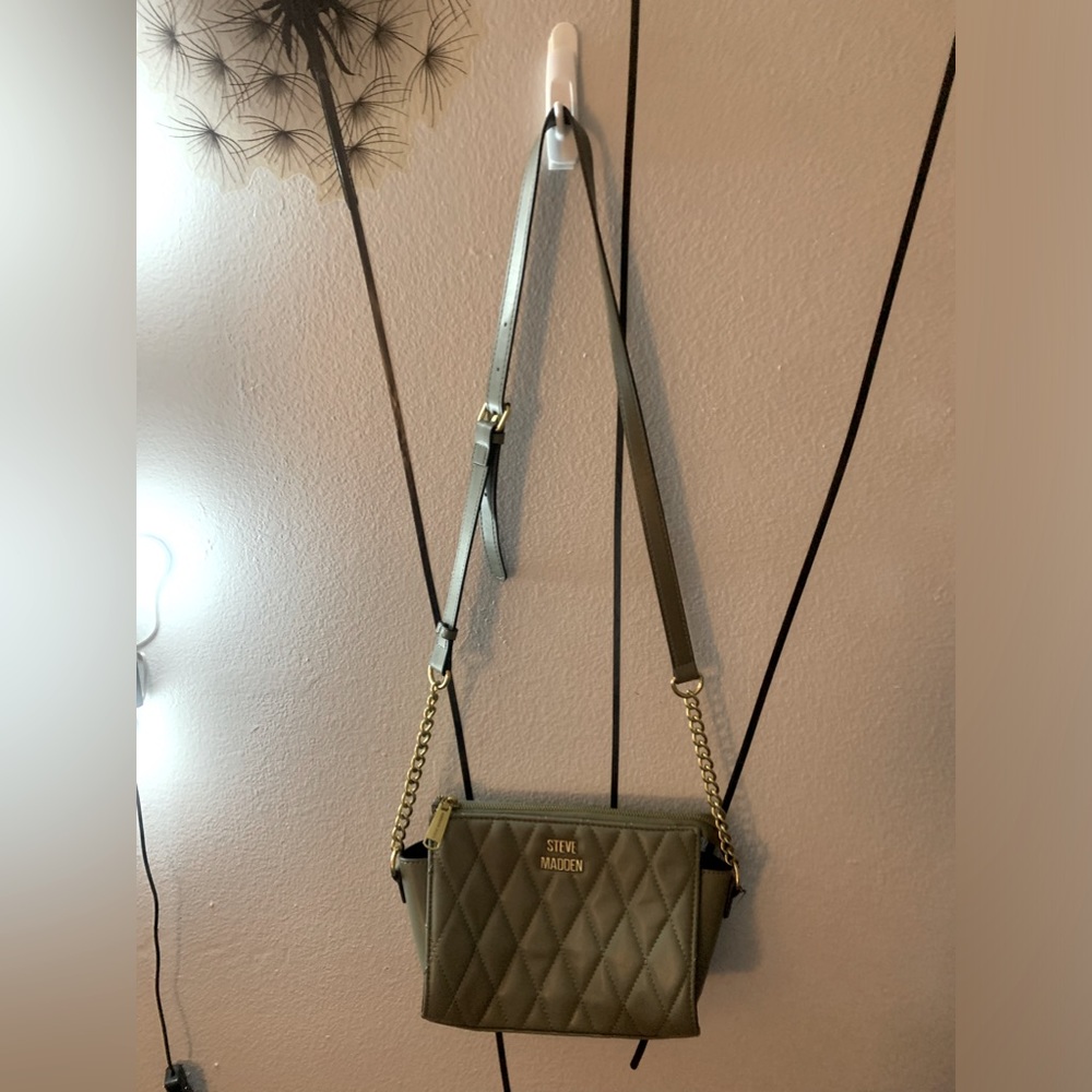 Steve Madden Desert Quilted Leather Crossbody Exc. Cond.